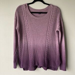 American Eagle Outfitters Lavender Ombre Sweater Women’s Small